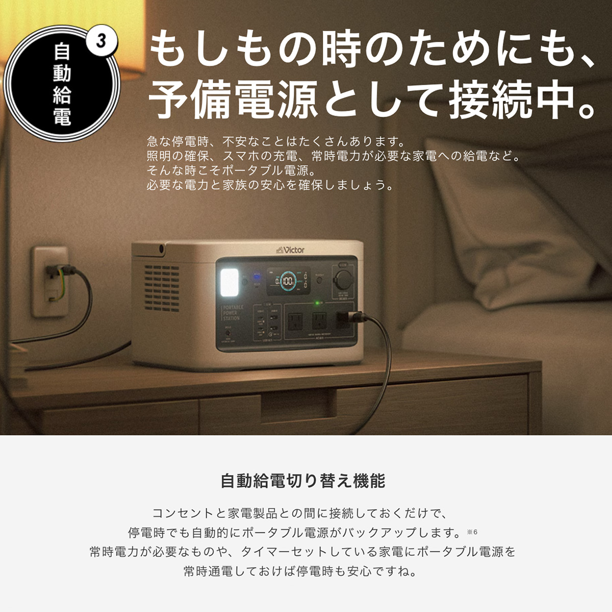 SAIBOU PARK｜【Victor】ポータブル電源 BN-RF510 512Wh ミディアム