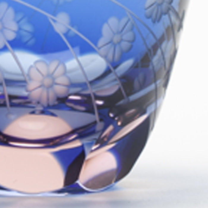 M-53-BP 桜文様 ぐい呑 ブルーピンク – 硝子工房 彩鳳