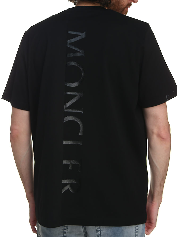 MONCLER (モンクレール) バックロゴ クルーネック 半袖 Tシャツ メンズ
