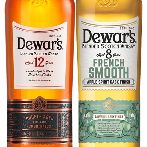 ギフトセット】 デュワーズ 12年 40% & フレンチスムース 8年 40