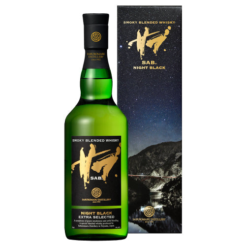 若鶴酒造 スモーキー ブレンデッド ウイスキー サブ ナイト ブラック