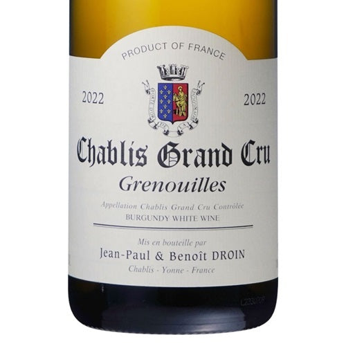 ジャン ポール エ ブノワ ドロワン シャブリ グラン クリュ グルヌイユ