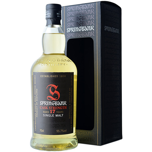 スプリングバンク17年カスクストレングスリフィルシェリー蒸留所限定モデル