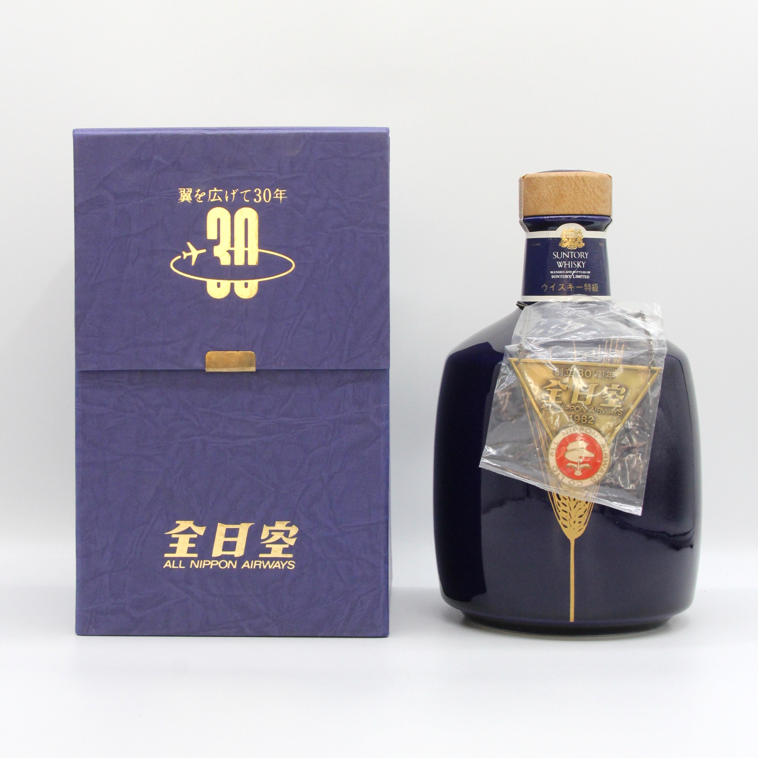 Suntory ウイスキー 陶器ボトル サントリー ウイスキー 全日空30周年