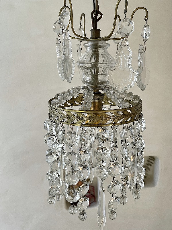 20's フランス アンティーク 希少なスピアドロップの可愛いミニ