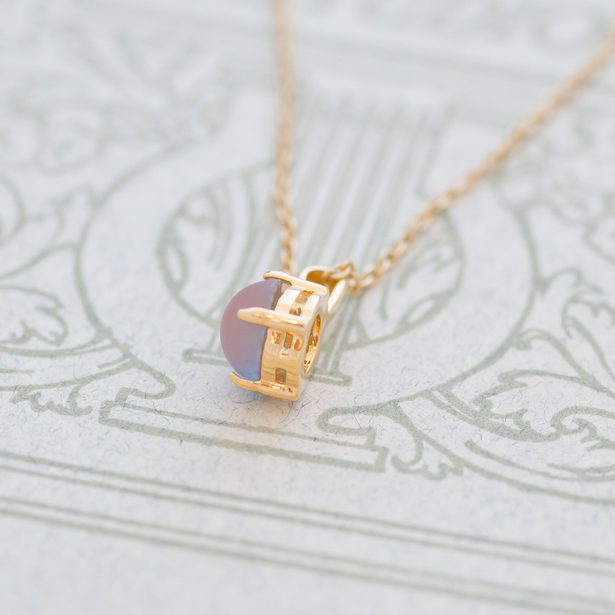 アンティークサフィレット 1粒ネックレス 【公式通販】