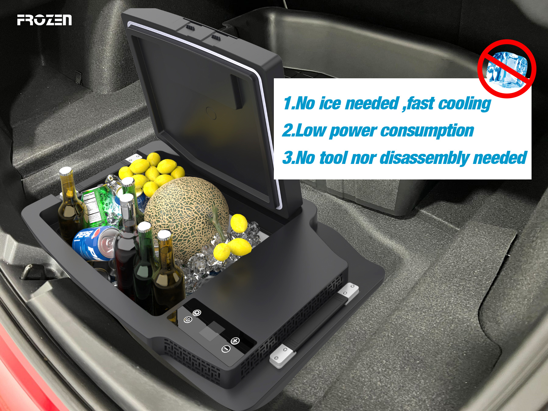 15L 車用冷蔵庫 テスラ モデルY対応 冷蔵庫 冷凍庫 コンプレッサー