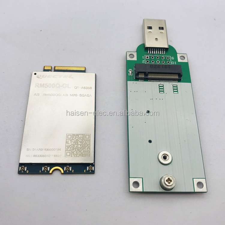 5G cpeカードQUECTEL RM500Q-GL M.2拡張カード Quectel RM500Q-GL 5G
