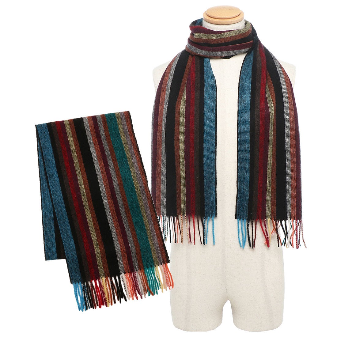 ポールスミス Paul Smith マフラー マルチストライプ マルチカラー