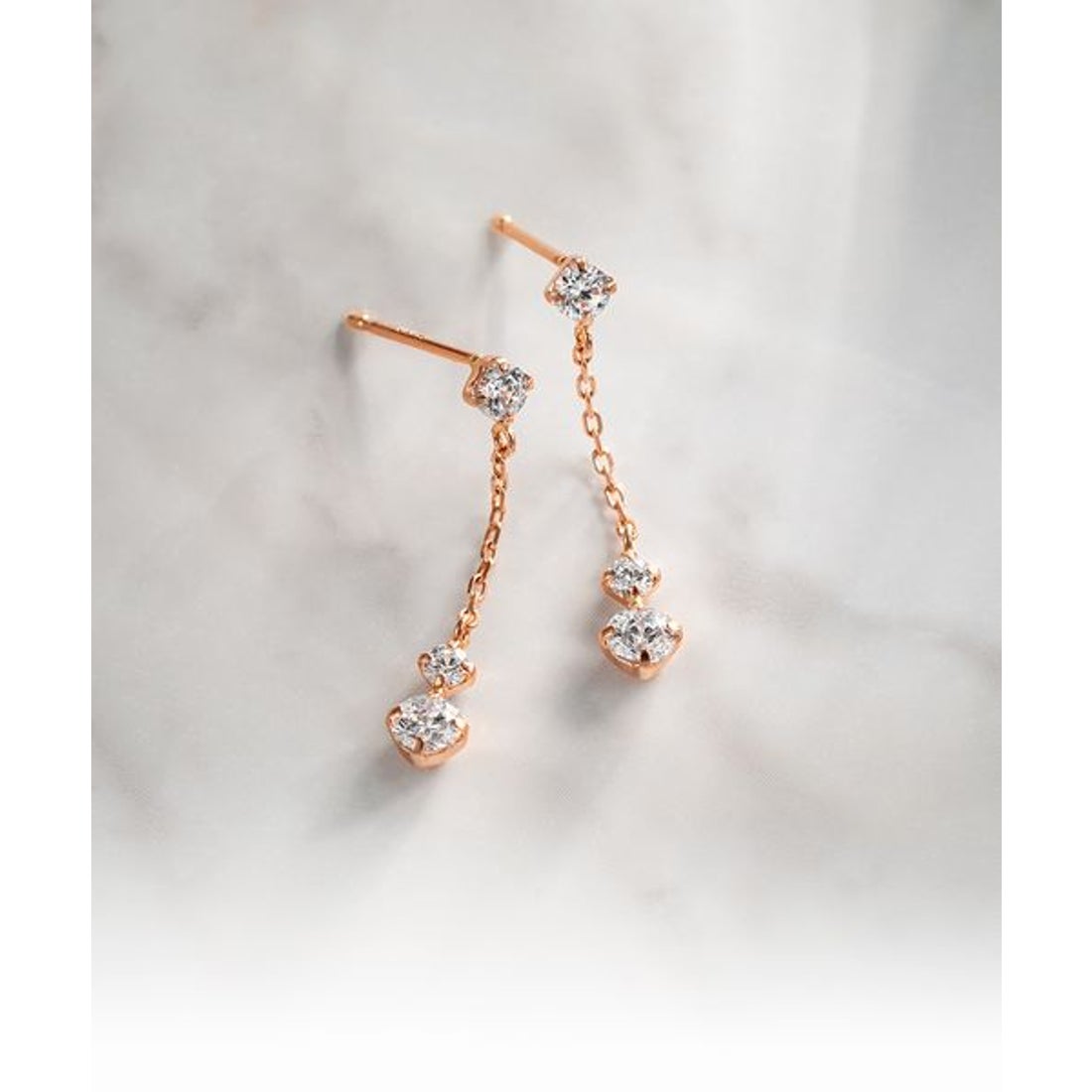 ヨンドシー 4℃ K10ピンクゴールドピアス （ピンクゴールド