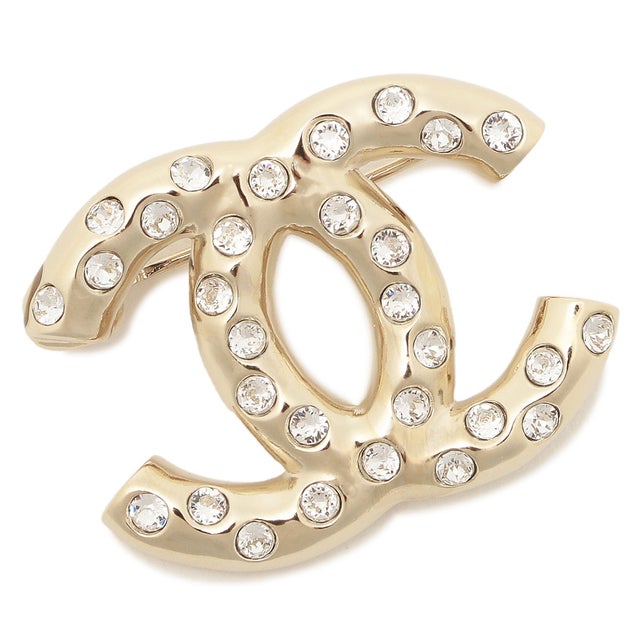 CHANEL ゴールド ブローチ 約6.5cm