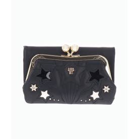 アナスイ ANNA SUI ルシィ 口金二つ折り財布 （クロ） -人気ブランドの
