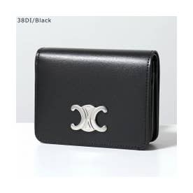 セリーヌ CELINE CELINE 二つ折り財布 TRIOMPHE 10K623DPV レザー