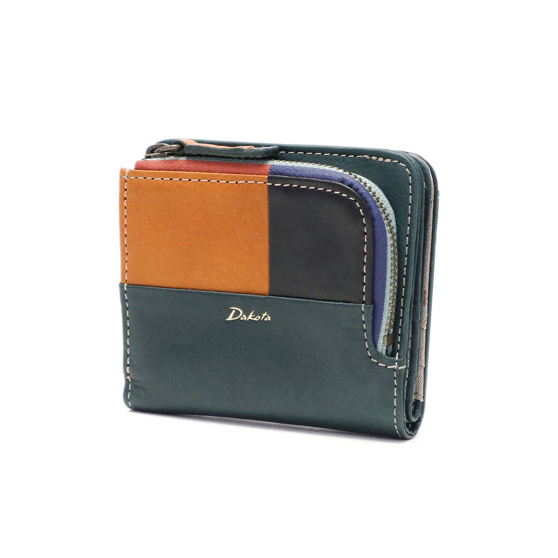 ♥Dakota 未使用品 二つ折り財布 ブロッコ ネイビー ユニセックス仕様
