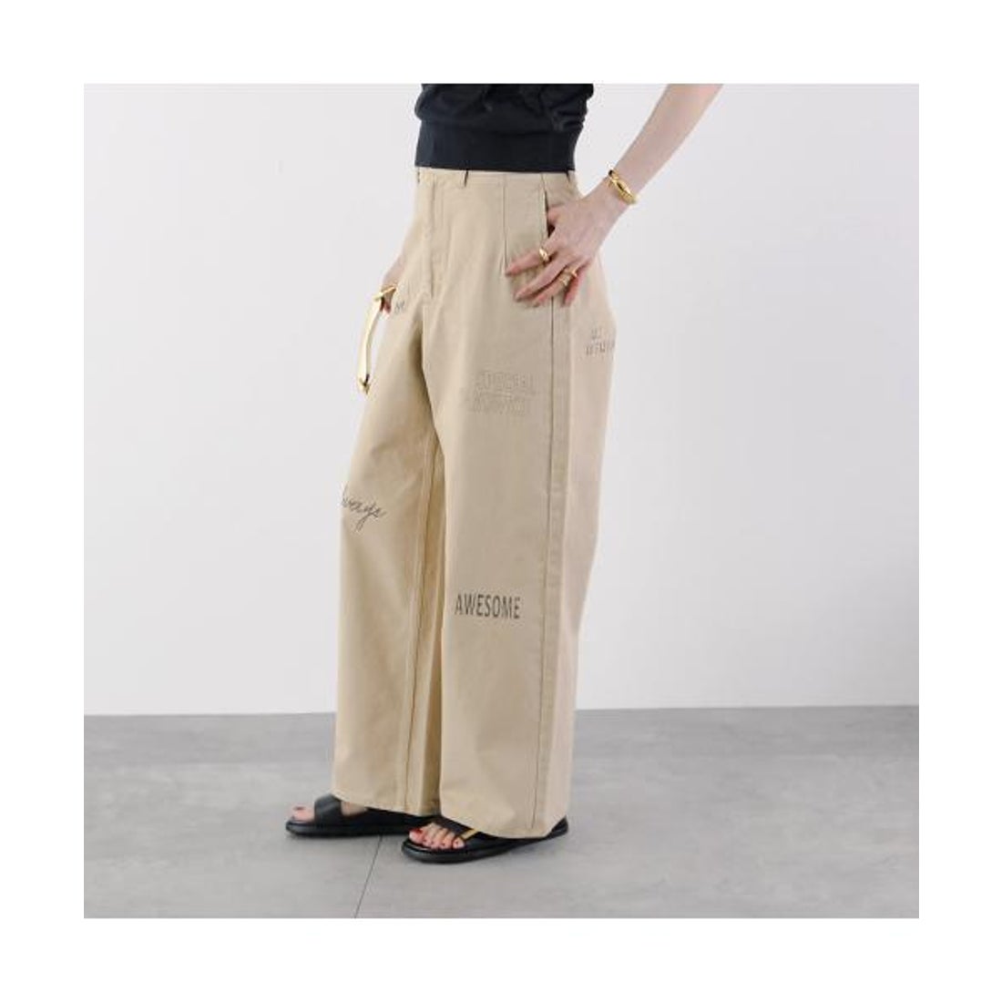 ル・メランジュ Le Melange Le Melange チノパンツ 8523507 コットン