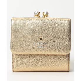 LANVIN en Bleu オリオン 口金二つ折り財布 ゴールド9 -waja bazar