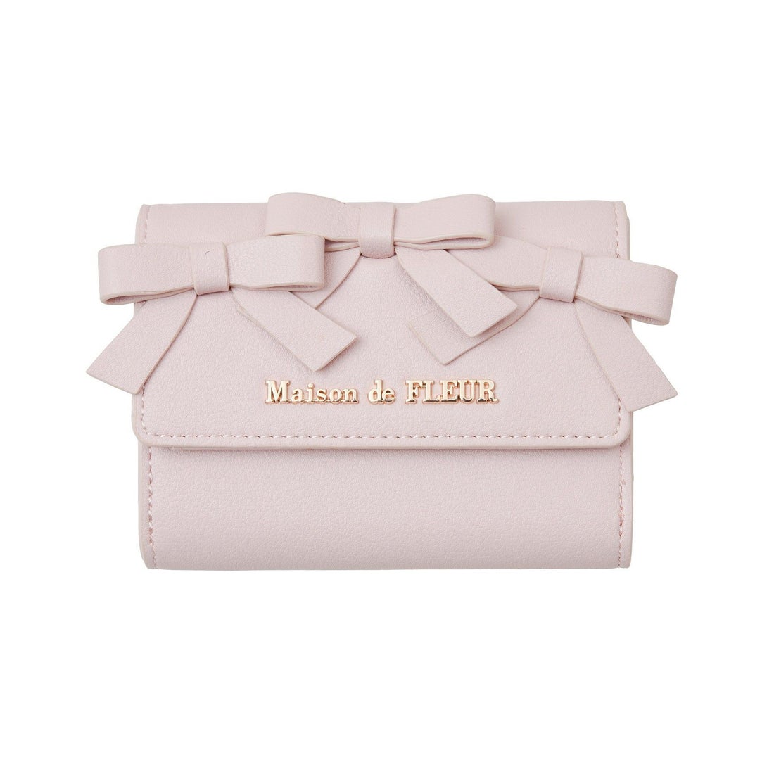 メゾン ド フルール Maison de FLEUR ガーリーリボンウォレット