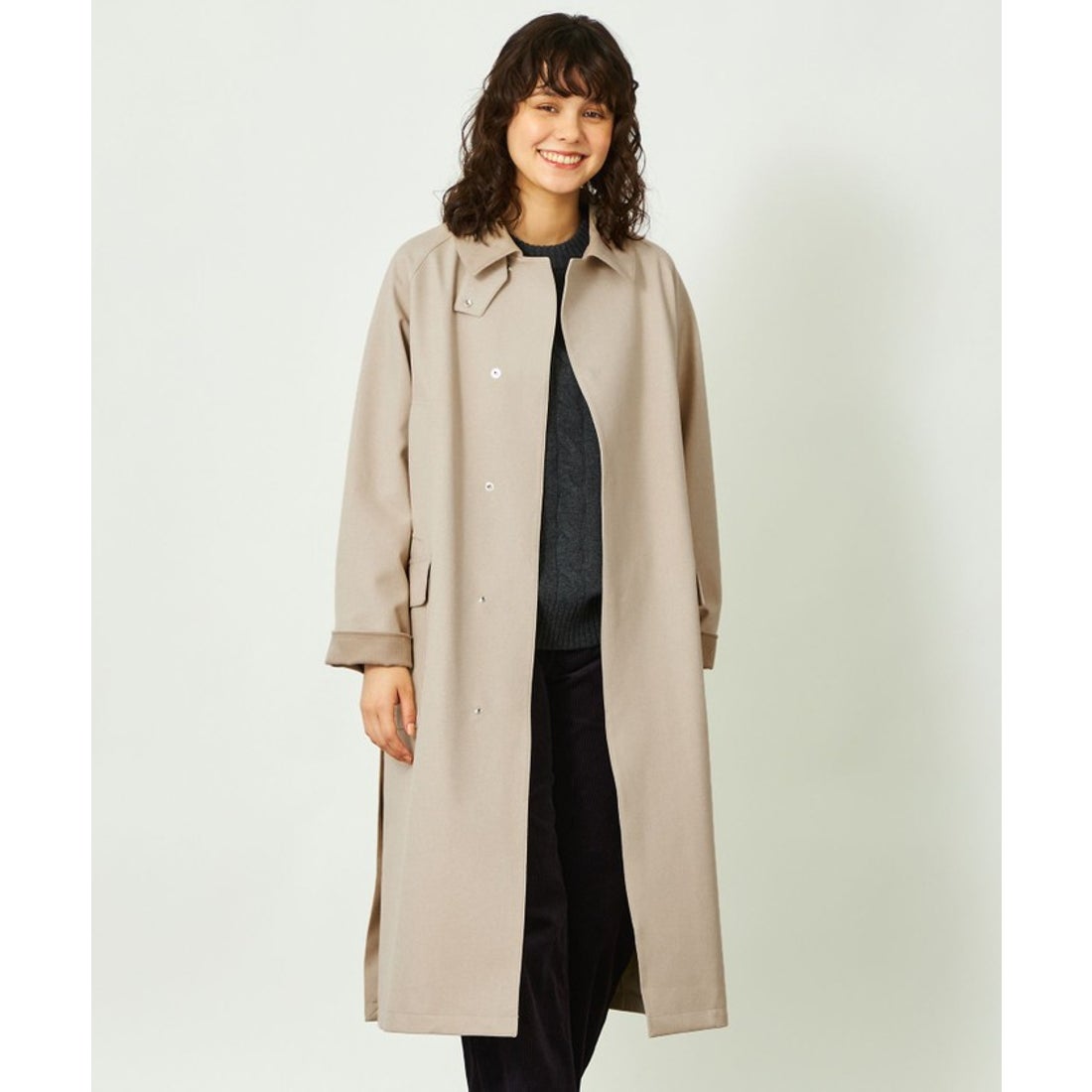 MACKINTOSH ベージュ ロングコート マッキントッシュロンドン ベージュ