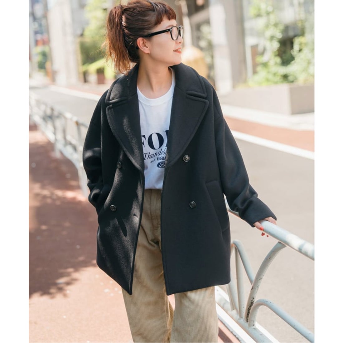 ティッカ シングルコート テントコート グリーン ゆったり✨ TICCA