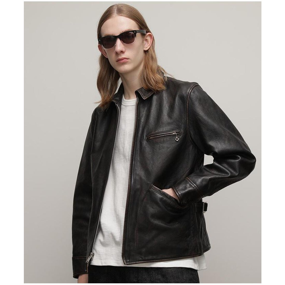 ショット Schott LEATHER SPORTS JACKET/レザースポーツジャケット