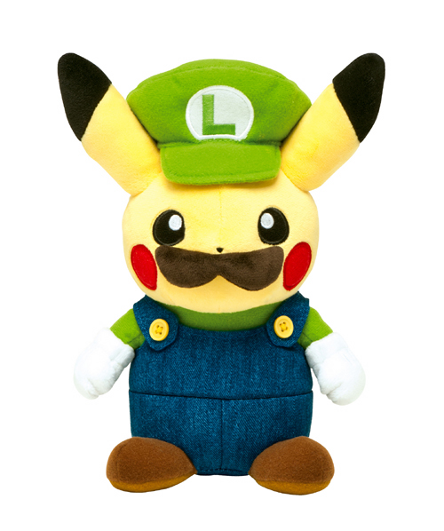 マリオピカチュウ ルイージピカチュウ マスコット ポケモンセンター