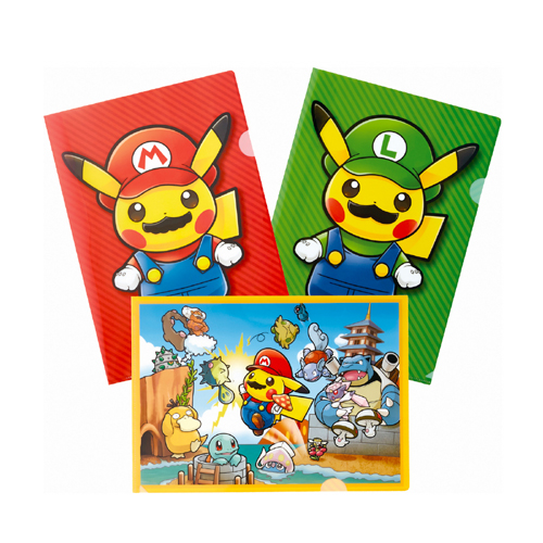 ポケモンセンター クリアファイル ポケモン×マリオブラザーズ マリオ