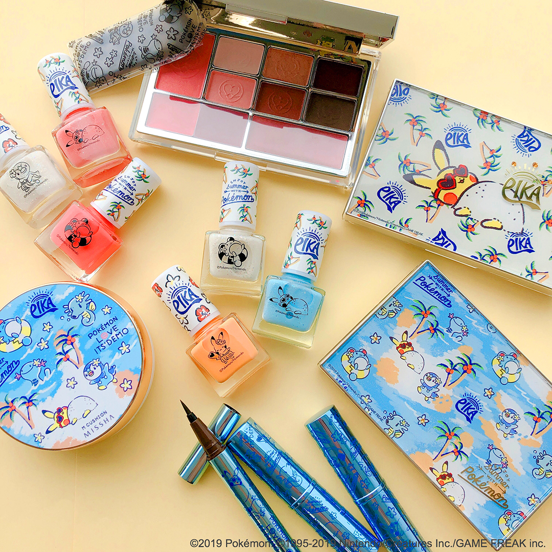 ピカチュウ、みずタイプポケモンとともに夏を楽しもう♪ ITS'DEMO