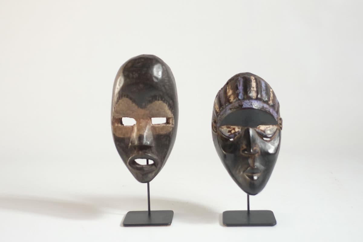 まっくん様専用 アフリカ美術 コートジボワール バウレ族 マスク 仮面