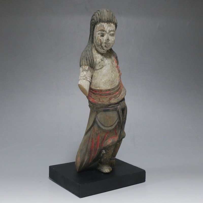 童子坐像 飛天 #567 ◇白檀 木彫 仏像 Amazon.co.jp: 極小仏 兜跋