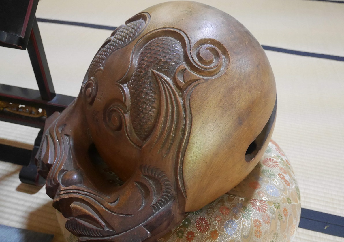 希少品 魚鼓 魚板 仏具 古民具 時代物 茶道 茶事懐石の鳴り物 禅院