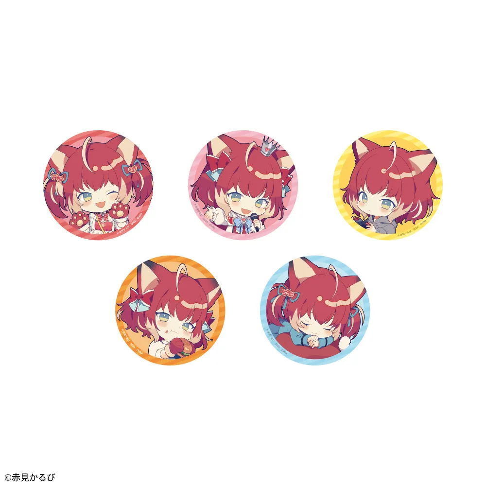 赤身かるび CRフェス 2025 缶バッジ 8個 レア1点含む きなこ kinako CR