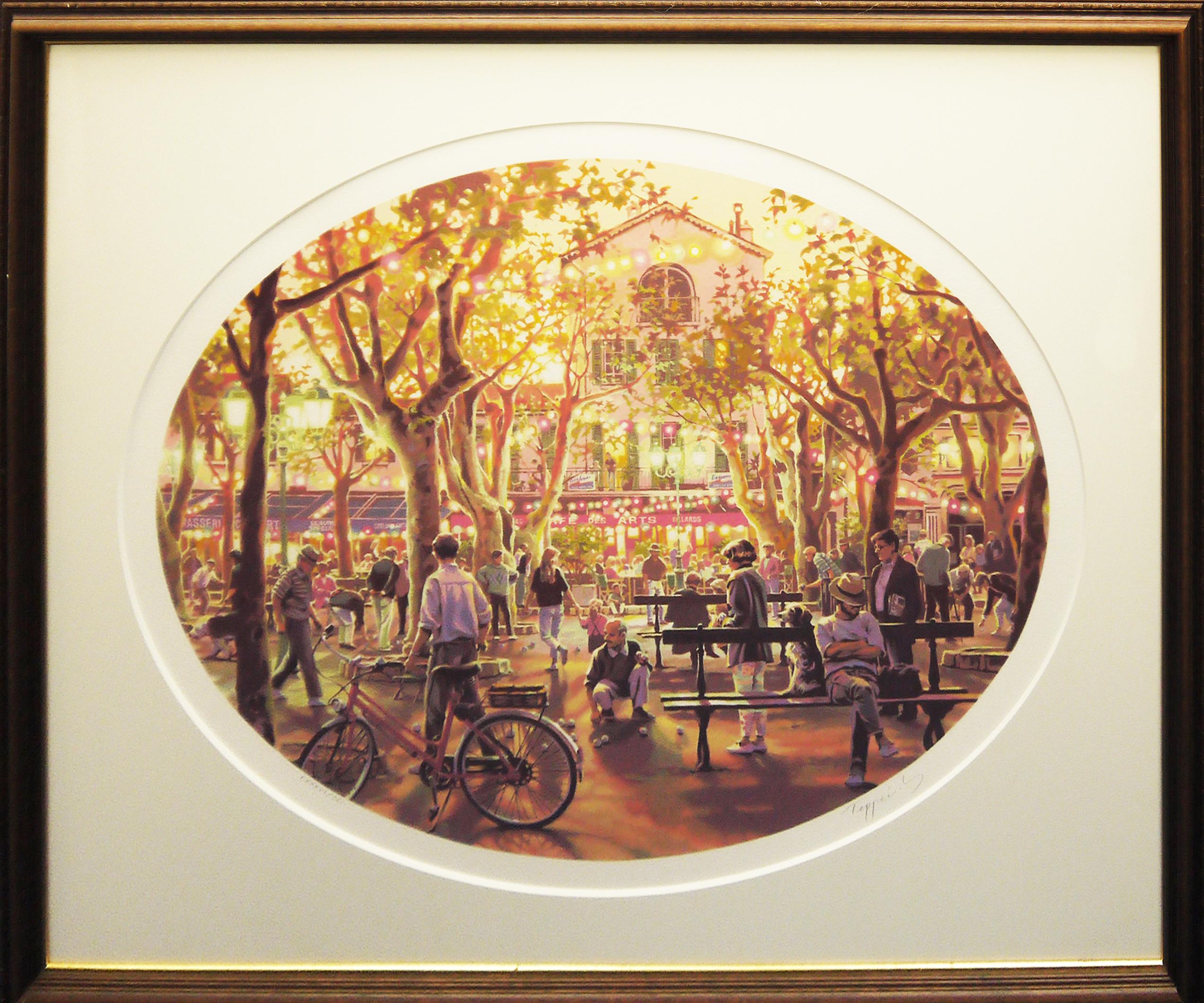 笹倉鉄平 【ペタンク】 シルクスクリーン 笹倉鉄平 【ペタンク