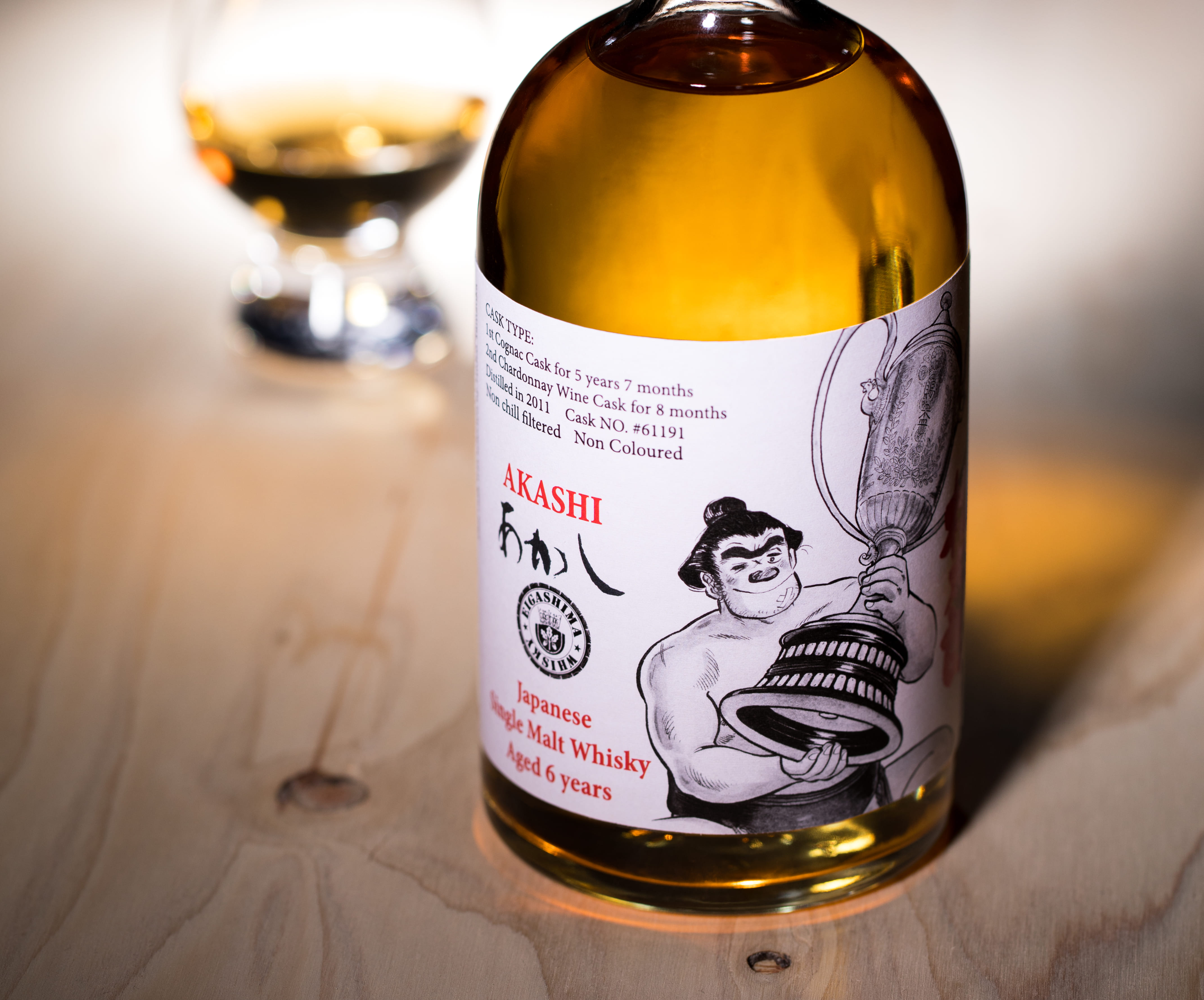 ちばてつや氏の名作漫画「のたり松太郎」ラベルの特別なウイスキー