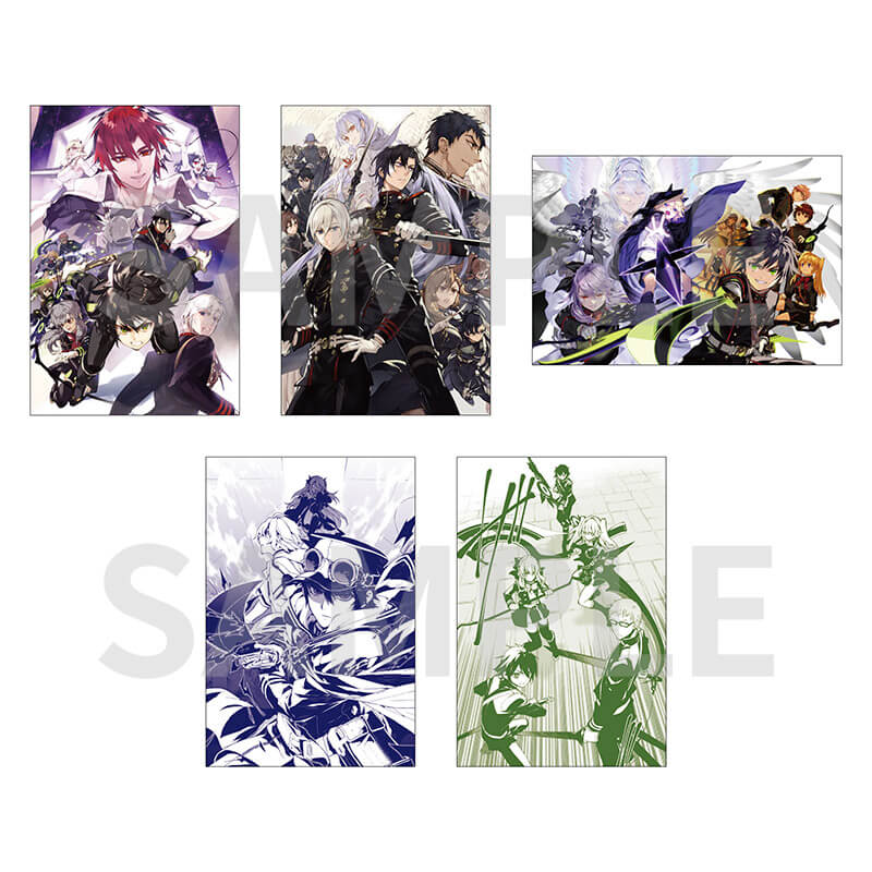 終わりのセラフ 10周年記念展 ポスター 3枚セット 終わりのセラフ生誕