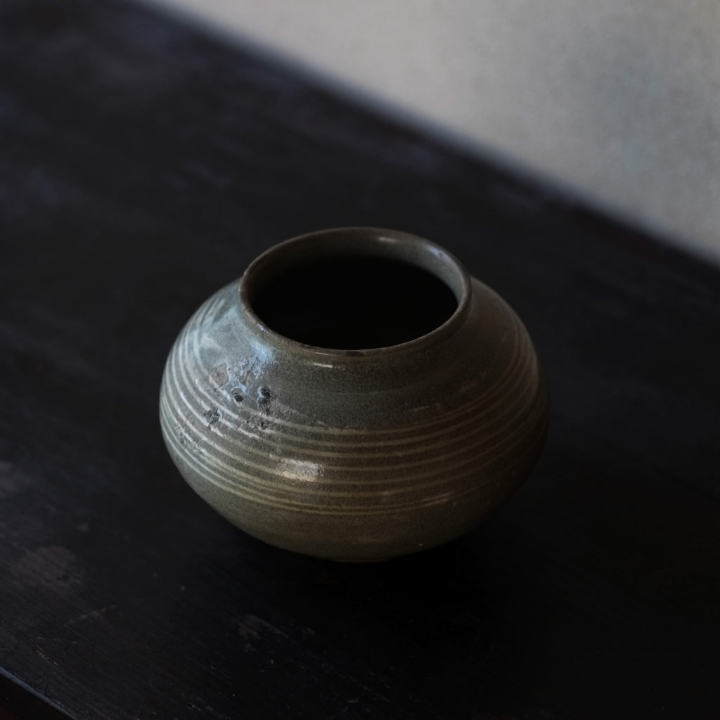 粉青砂器 李殷九、水滴、象嵌技法共箱 粉青砂器 李殷九、水滴、象嵌