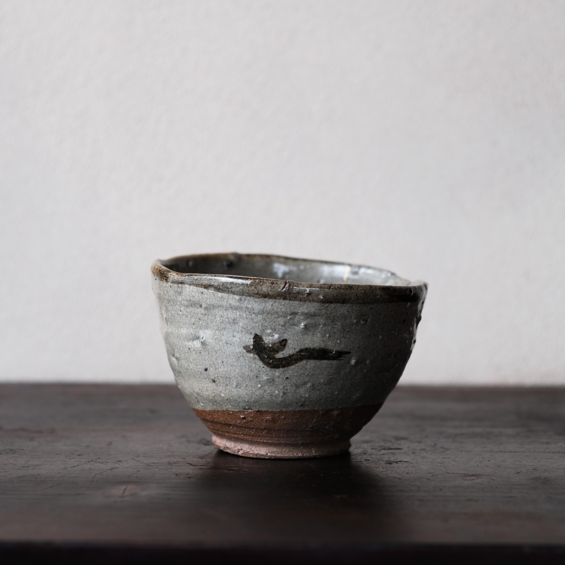 古唐津 絵唐津 一位ノ樹山窯 鯰文茶碗 | 骨董と詩学 Antique & Poetics