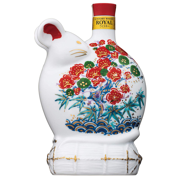 サントリーウイスキー ローヤル (子歳) 干支 ボトル 600ml ギフトBox