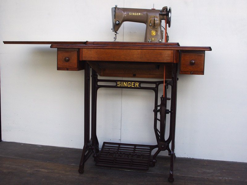 No.624 SINGER 191U シンガー製 家庭用足踏みミシン：アンティーク