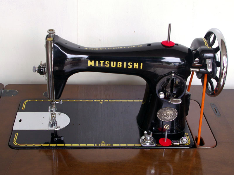 ミシン 三菱 MITSUBISHI 足踏みミシン 昭和レトロ アンティーク