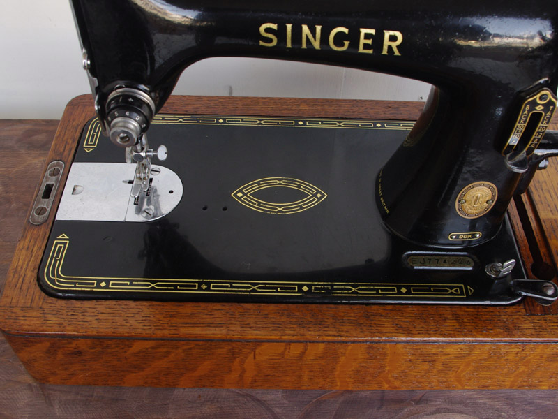 付属品多数｜縫えるアンティークミシン｜SINGER 99K 手回しミシン 付属