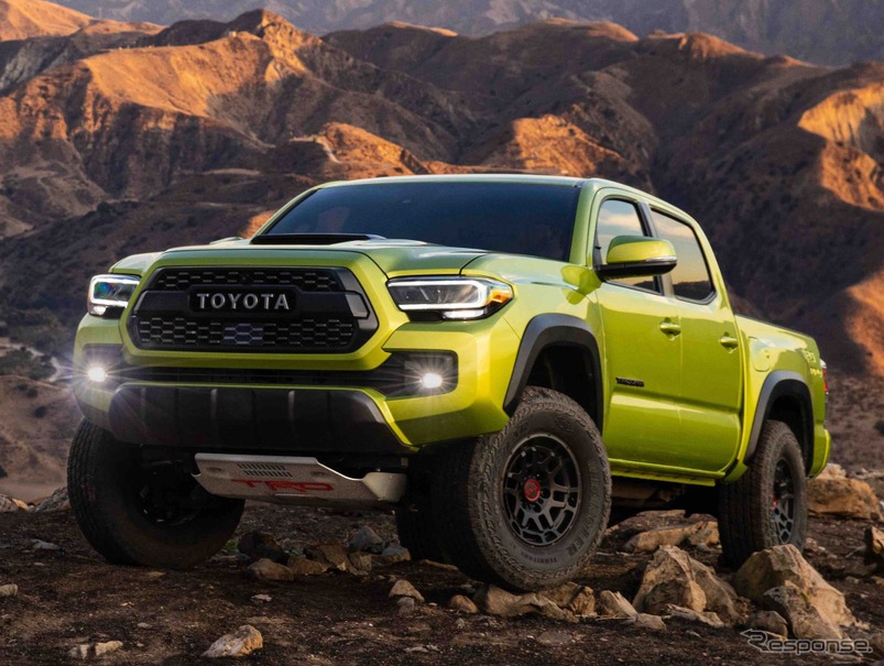 トヨタ タコマ に「TRDプロ」、オフロード性能向上…2022年型をシカゴ