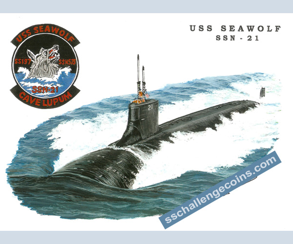 アメリカ海軍 原子力潜水艦 USS Seawolf チャレンジ アメリカ海軍