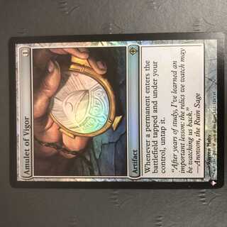 ボーダーレスFoil】精力の護符/Amulet of Vigor ボーダーレスFoil