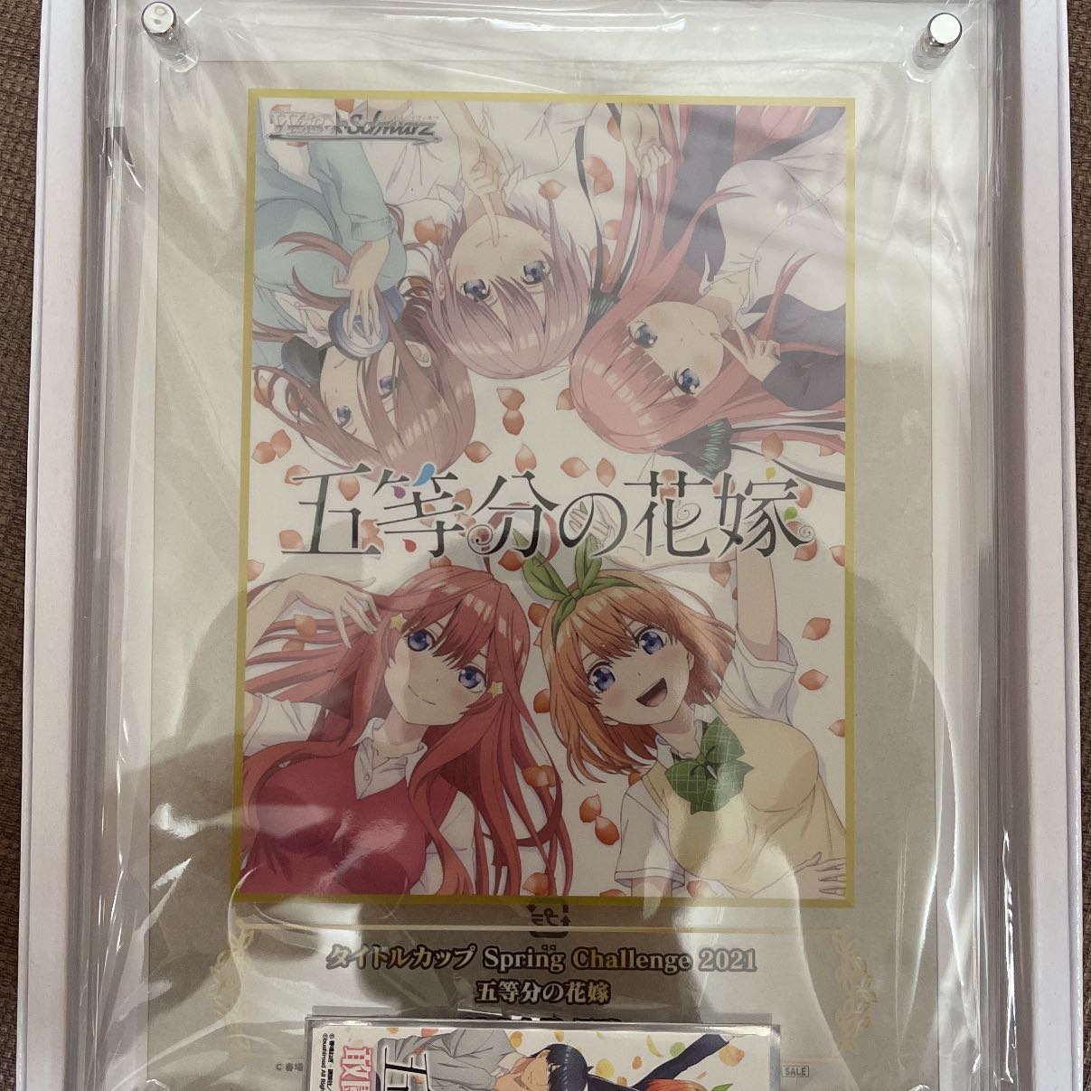 ヴァイスシュヴァルツ タイトルカップ 五等分の花嫁 盾 ヴァイス