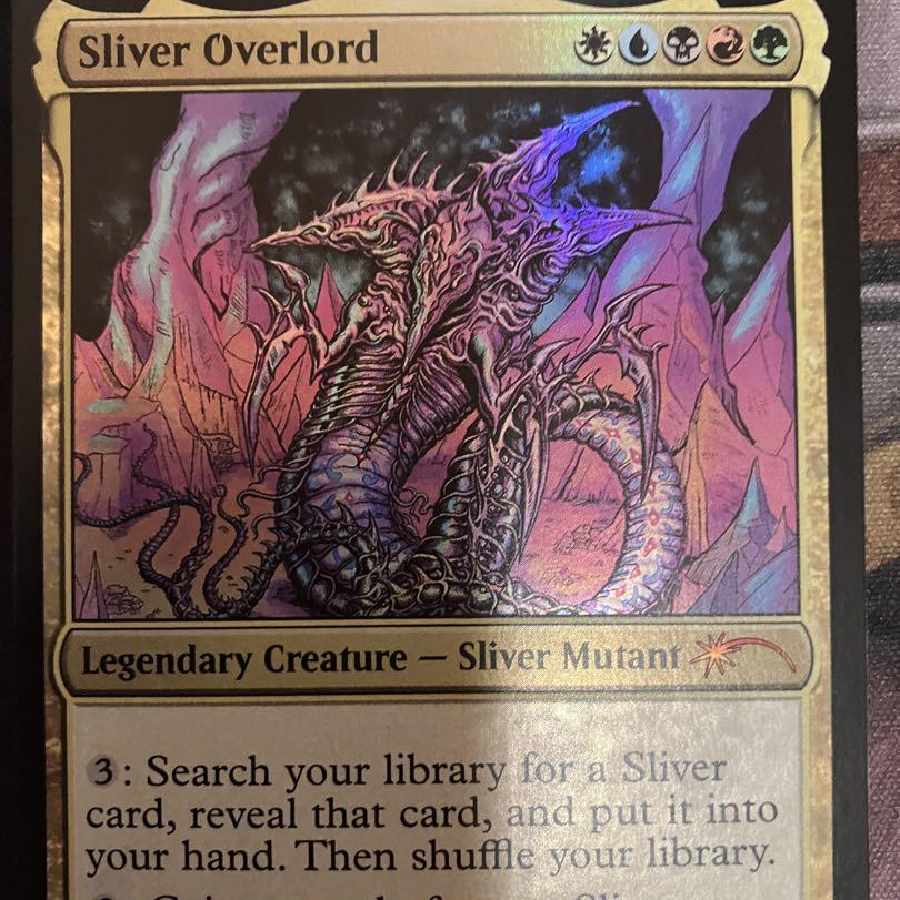 未使用】MTG SecretLair スリヴァーの首領 プレイマット サインド 未