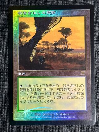 吹きさらしの荒野 judge報酬 foil 4枚セット 吹きさらしの荒野 judge