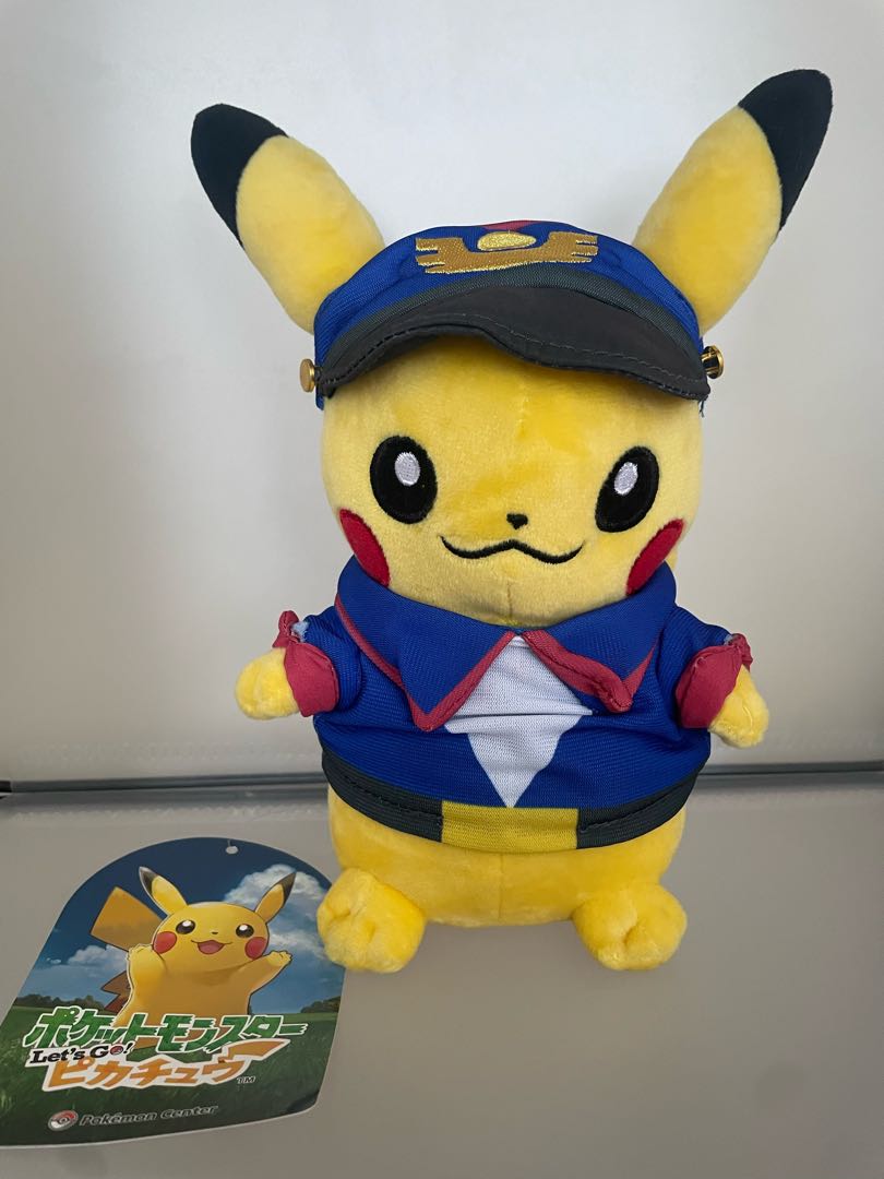 ハードロックピカチュウぬいぐるみ ポケモンセンター限定 タグ付き