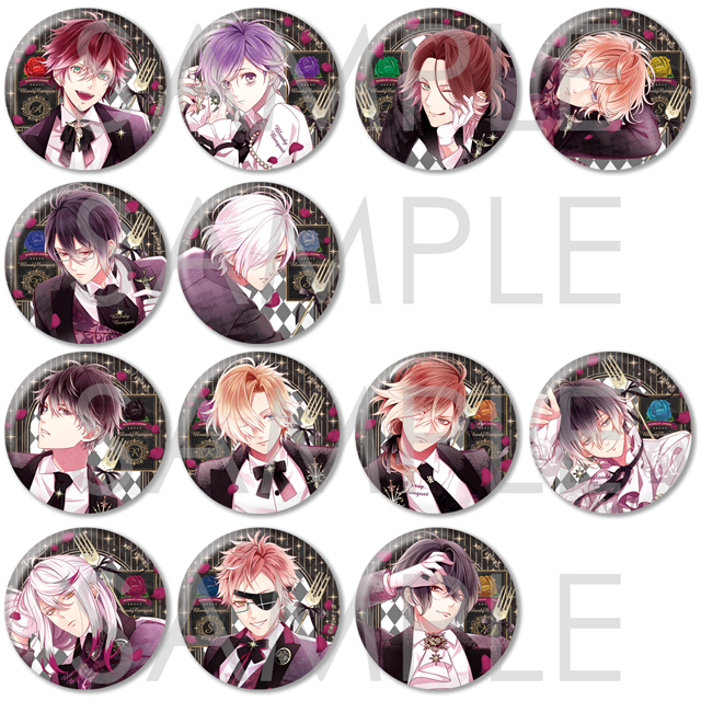 ▷▶︎▷DIABOLIK LOVERS ディアラバ 逆巻ライト 缶バッジ DIABOLIK
