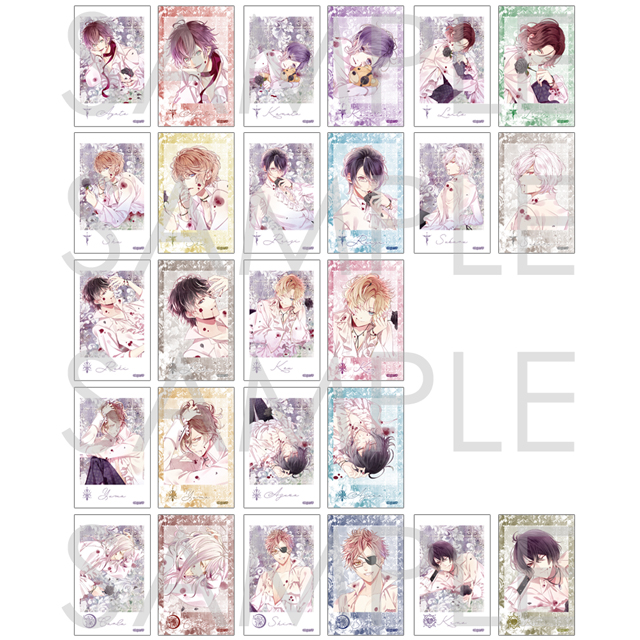 DIABOLIK LOVERS Sleeping Beauty Blood ポラ風ラメカード | 乙女向け