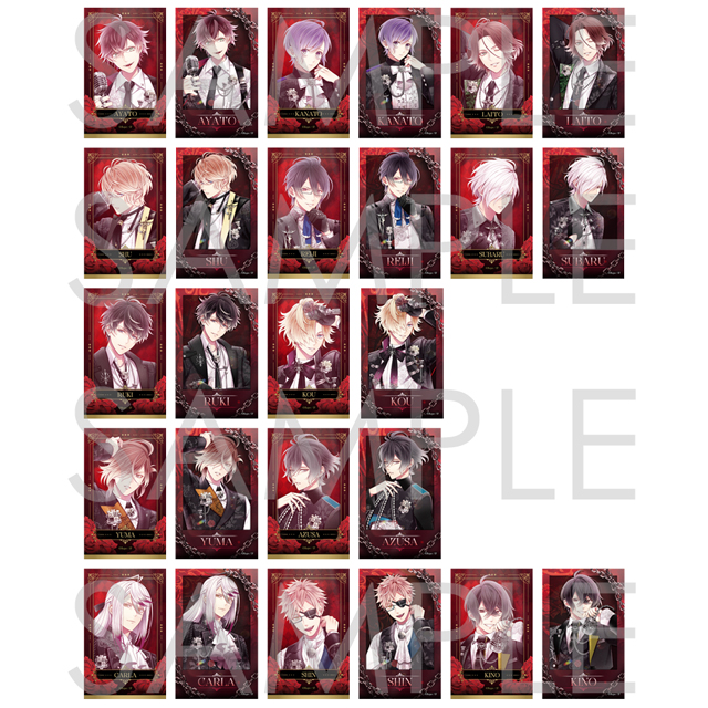 DIABOLIK LOVERS SONG OF EMBLEMポラ風ラメカード | 乙女向け通販